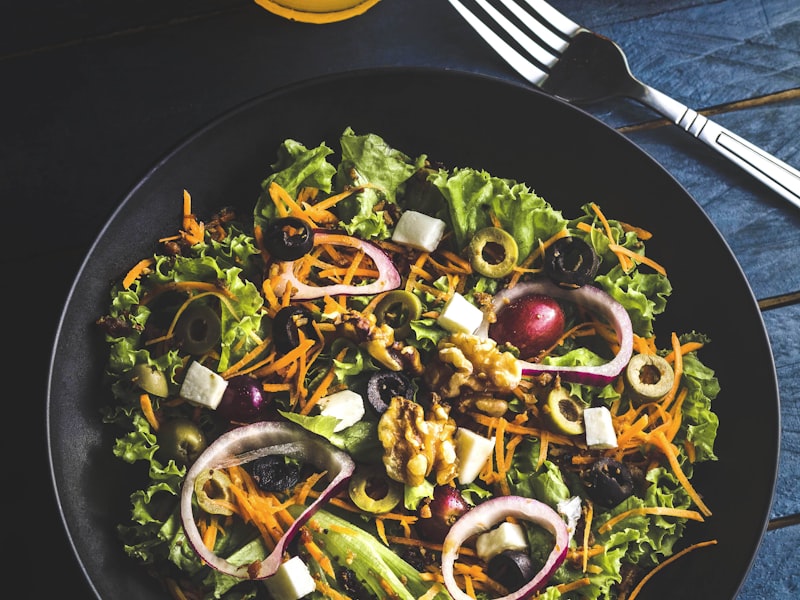 Colorful healthy meal